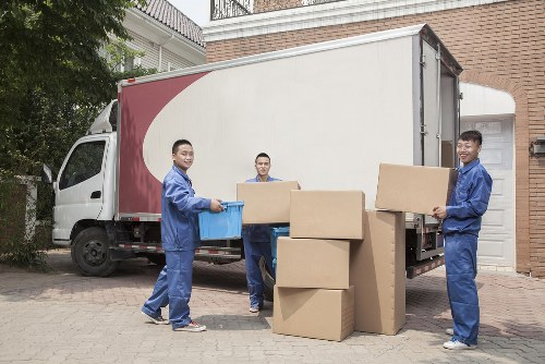 Man and van vehicle ready for a move in Vauxhall