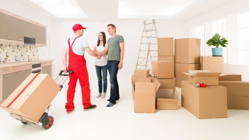 Clean and organized furniture storage space in Vauxhall