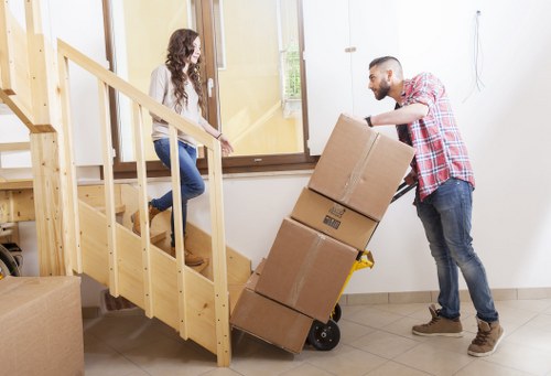 Team organizing a residential move in Vauxhall
